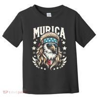 Bald Eagle Us Flag Murica! Patriotic American July 4th Toddler T-Shirt thumb 0