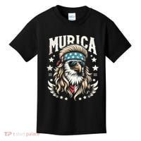 Bald Eagle Us Flag Murica! Patriotic American July 4th Kids T-Shirt thumb 0