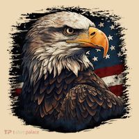 Bald Eagle Us American Flag 4th Of July Proud Patriotic Tote Bag thumb 4