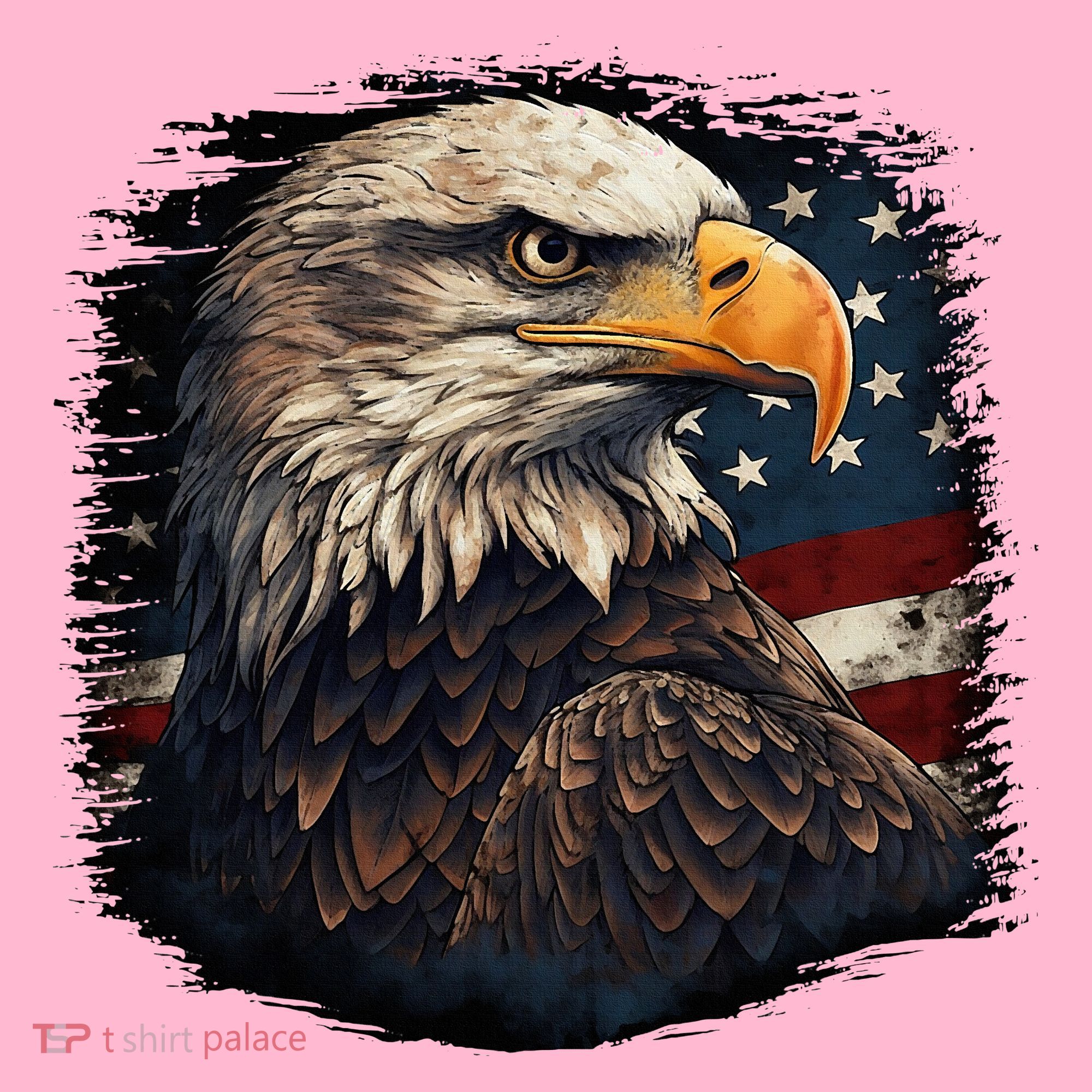 Bald Eagle Us American Flag 4th Of July Proud Patriotic Coaster