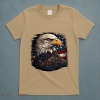 Bald Eagle Us American Flag 4th Of July Proud Patriotic T-Shirt thumb 5