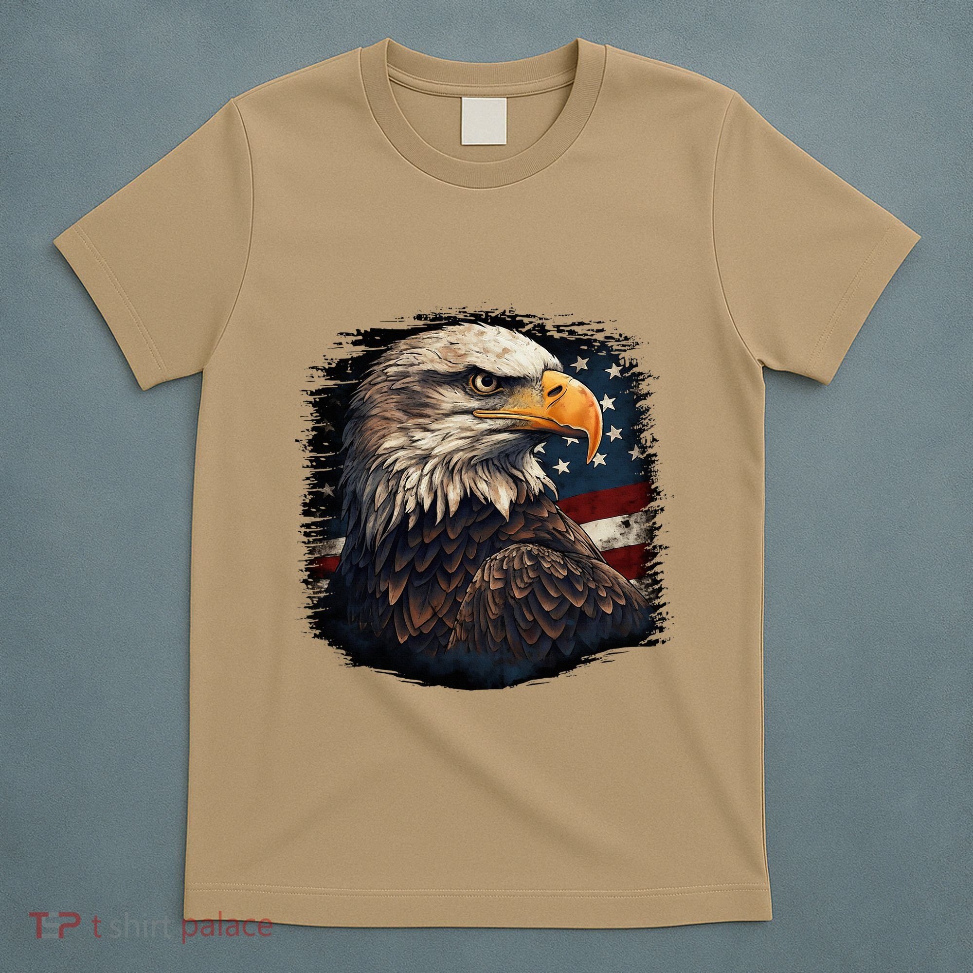 Bald Eagle Us American Flag 4th Of July Proud Patriotic T-Shirt