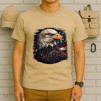 Bald Eagle Us American Flag 4th Of July Proud Patriotic T-Shirt thumb 6