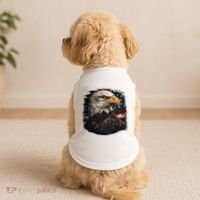 Bald Eagle Us American Flag 4th Of July Proud Patriotic Doggie Tank thumb 2