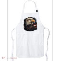 Bald Eagle Us American Flag 4th Of July Proud Patriotic Apron thumb 0