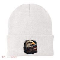 Bald Eagle Us American Flag 4th Of July Proud Patriotic Beanie thumb 0
