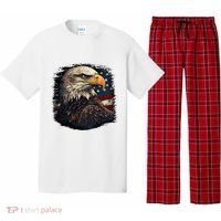 Bald Eagle Us American Flag 4th Of July Proud Patriotic Pajama Set thumb 0