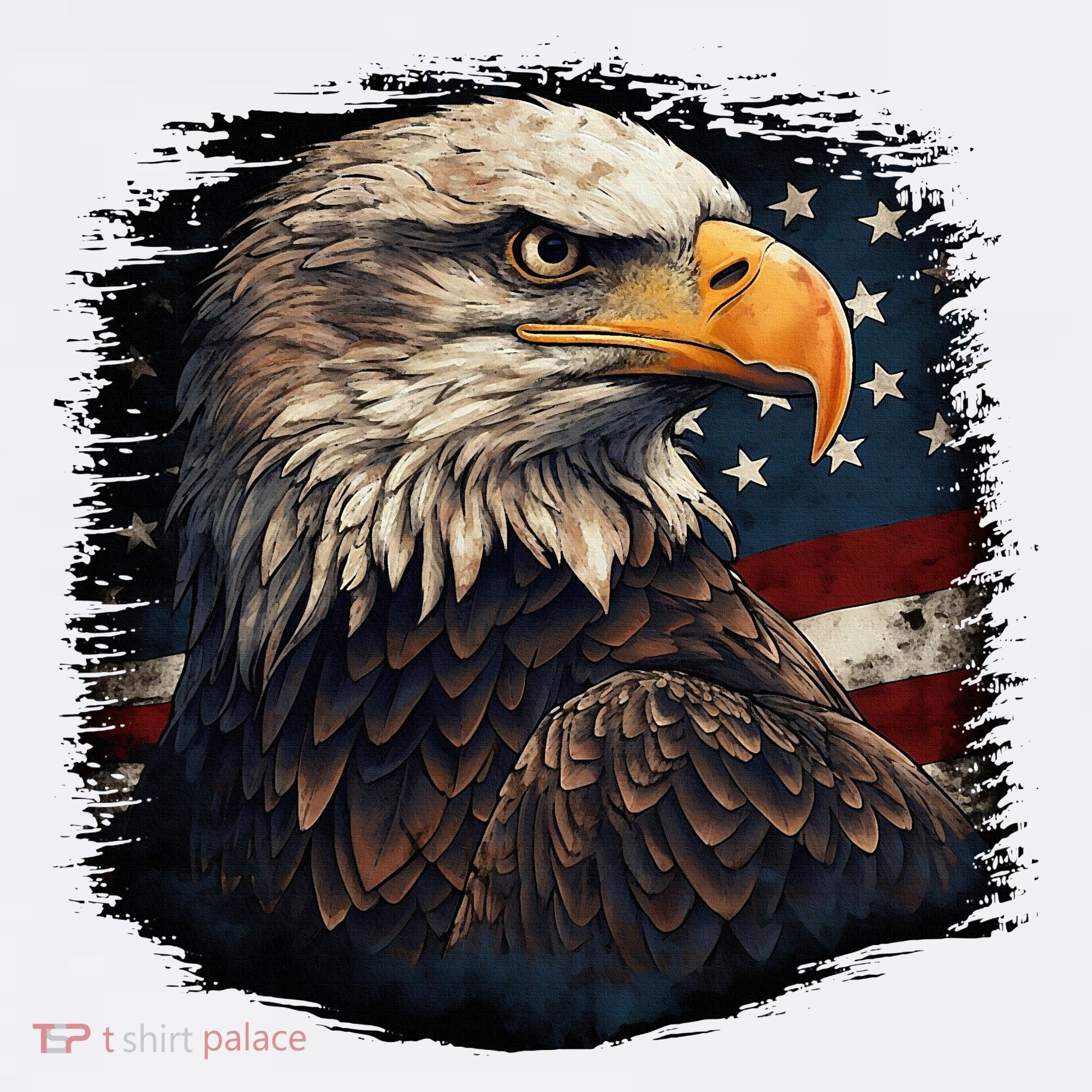Bald Eagle Us American Flag 4th Of July Proud Patriotic Kids Sweatshirt