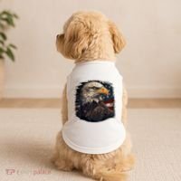 Bald Eagle Us American Flag 4th Of July Proud Patriotic Doggie Tank thumb 2