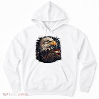 Bald Eagle Us American Flag 4th Of July Proud Patriotic Hoodie thumb 0