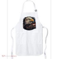 Bald Eagle Us American Flag 4th Of July Proud Patriotic Apron thumb 0