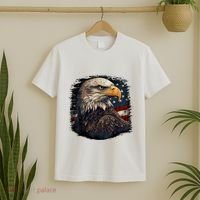 Bald Eagle Us American Flag 4th Of July Proud Patriotic T-Shirt thumb 2