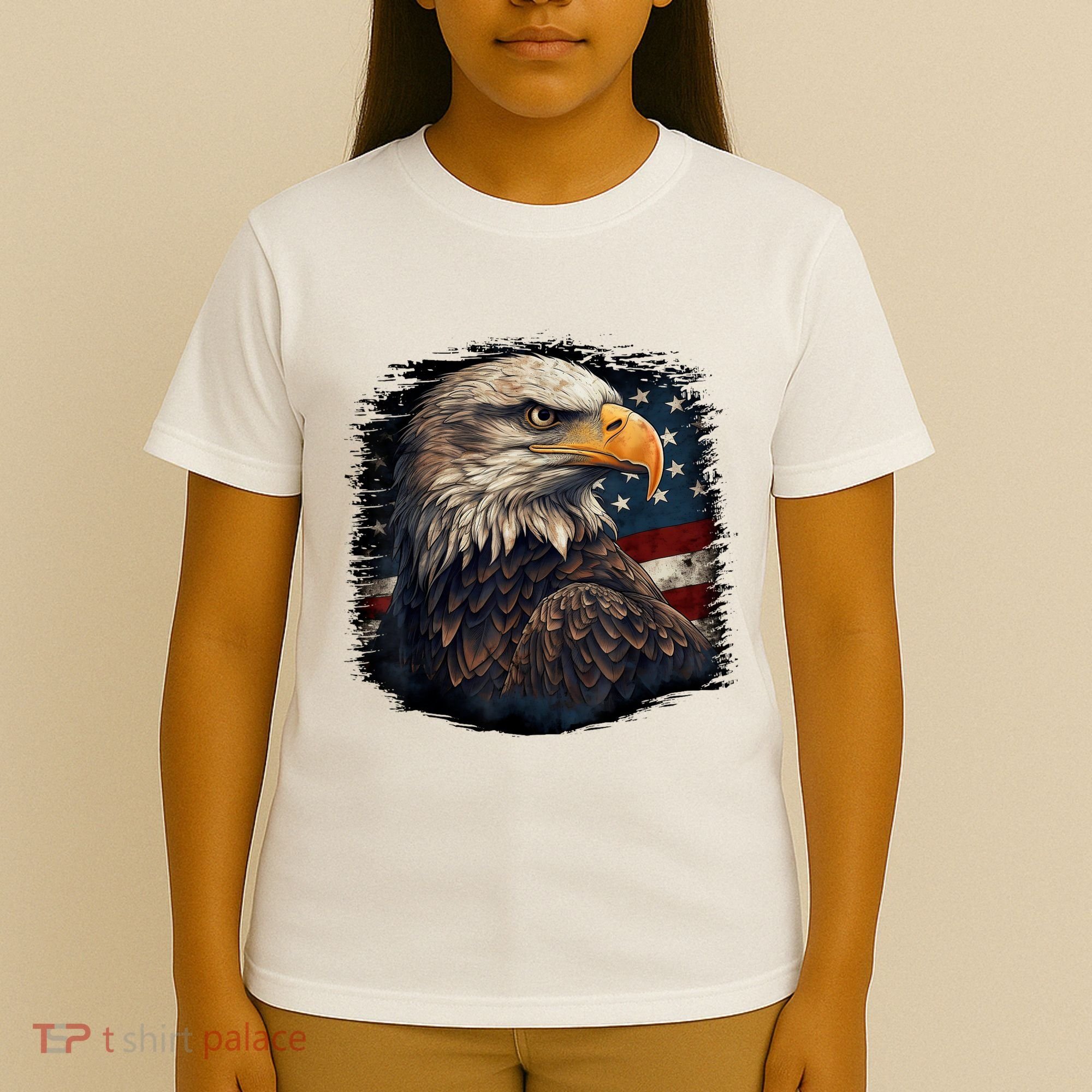 Bald Eagle Us American Flag 4th Of July Proud Patriotic T-Shirt