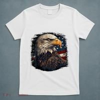 Bald Eagle Us American Flag 4th Of July Proud Patriotic T-Shirt thumb 5