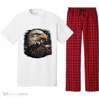 Bald Eagle Us American Flag 4th Of July Proud Patriotic Pajama Set thumb 0
