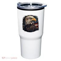 Bald Eagle Us American Flag 4th Of July Proud Patriotic Tumbler thumb 0