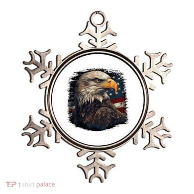Bald Eagle Us American Flag 4th Of July Proud Patriotic Ornament