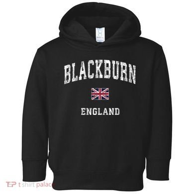 Blackburn England Vintage Athletic Sports Toddler Hoodie