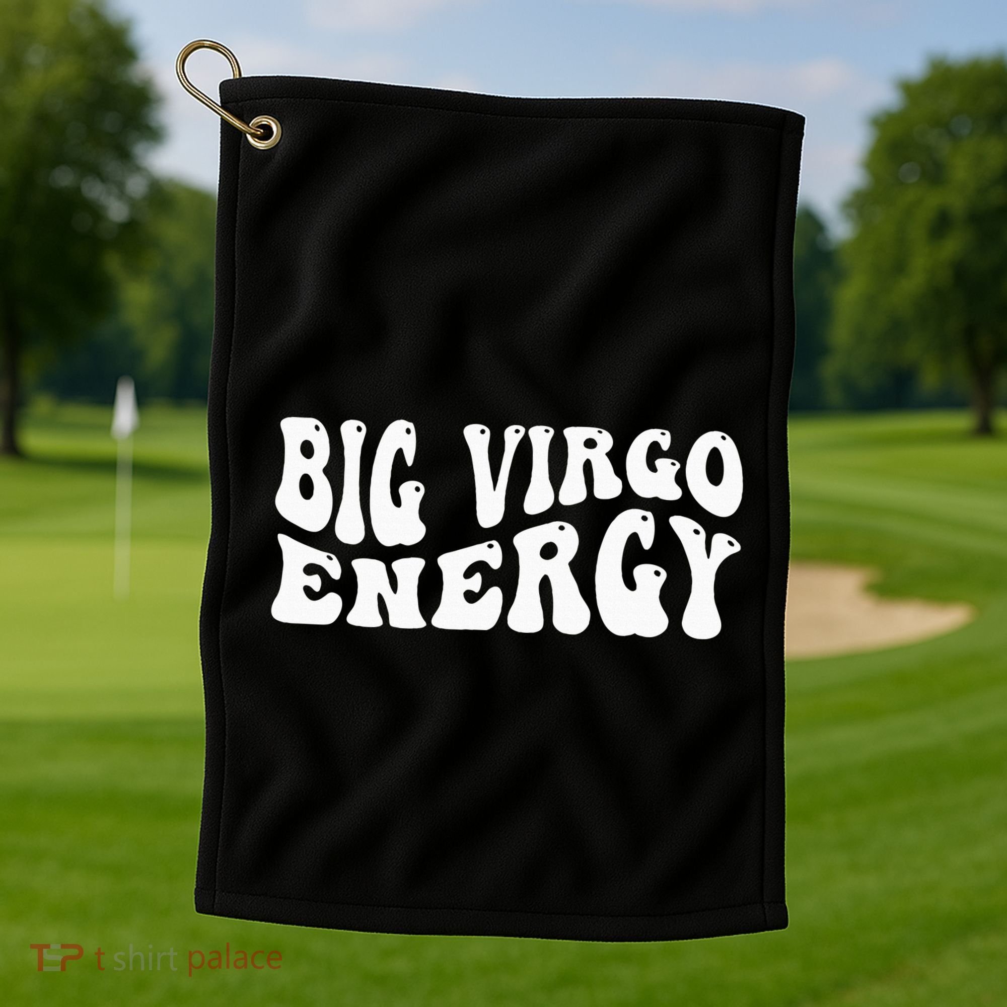 Big Energy Virgo August September Birthday Golf Towel