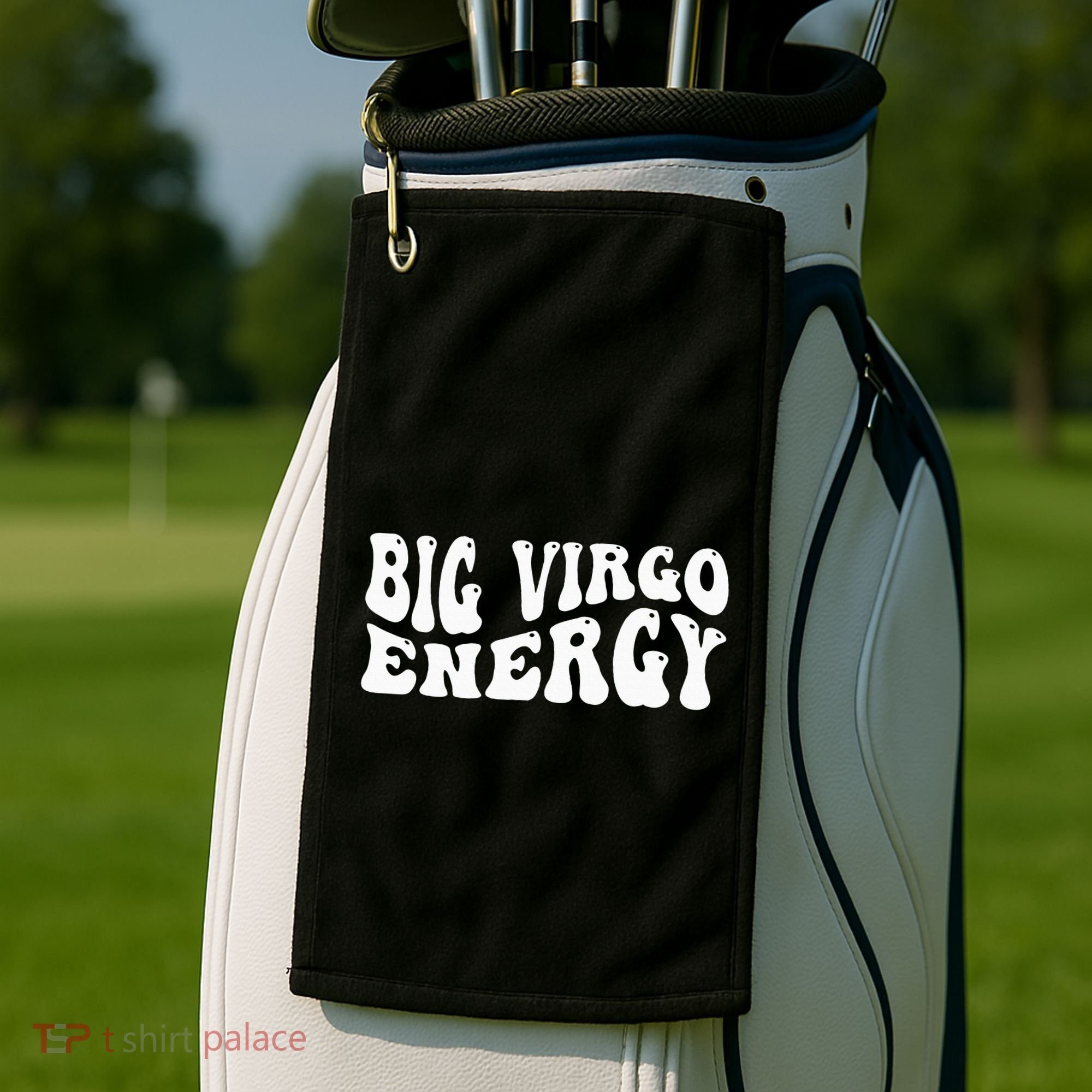 Big Energy Virgo August September Birthday Golf Towel