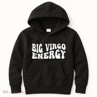 Big Energy Virgo August September Birthday Kids Hoodie thumb 0