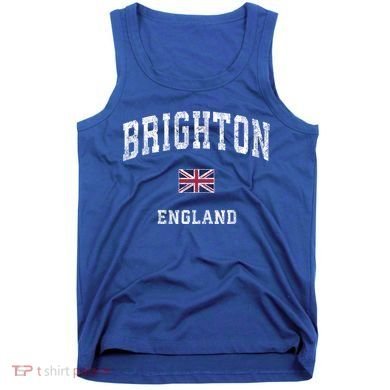 Brighton England Vintage Athletic Sports Design Gift Tank Top