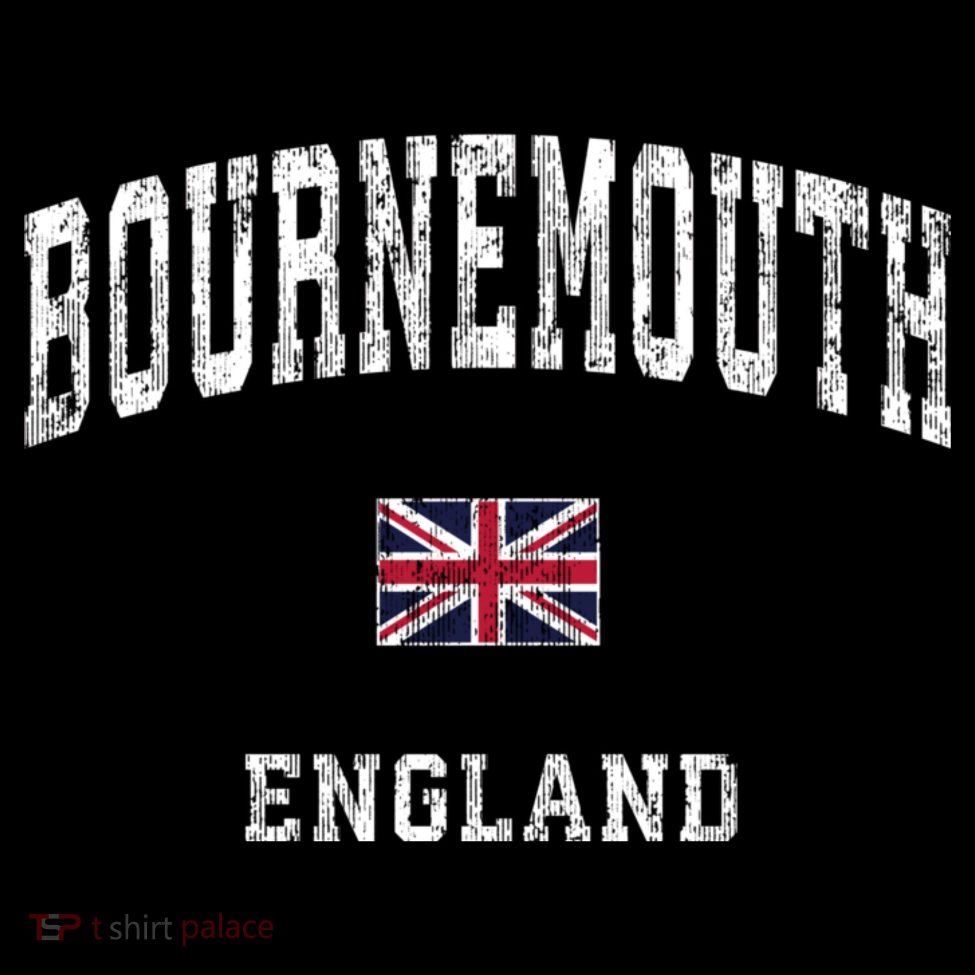 Bournemouth England Vintage Athletic Sports T-Shirt