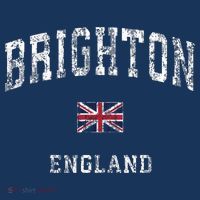 Brighton England Vintage Athletic Sports T-Shirt thumb 7