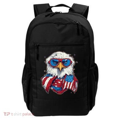Bald Eagle With American Flag IA Backpack