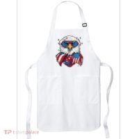 Bald Eagle With American Flag IA Apron thumb 0