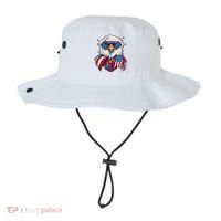 Bald Eagle With American Flag IA Bucket Hat thumb 0