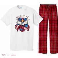 Bald Eagle With American Flag IA Pajama Set thumb 0