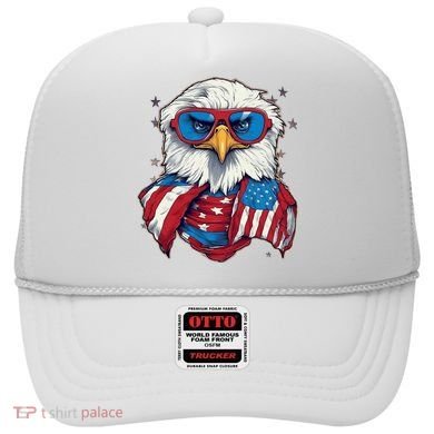 Bald Eagle With American Flag IA Hat