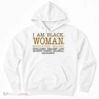 Black Educated Woman Quote Hoodie thumb 0