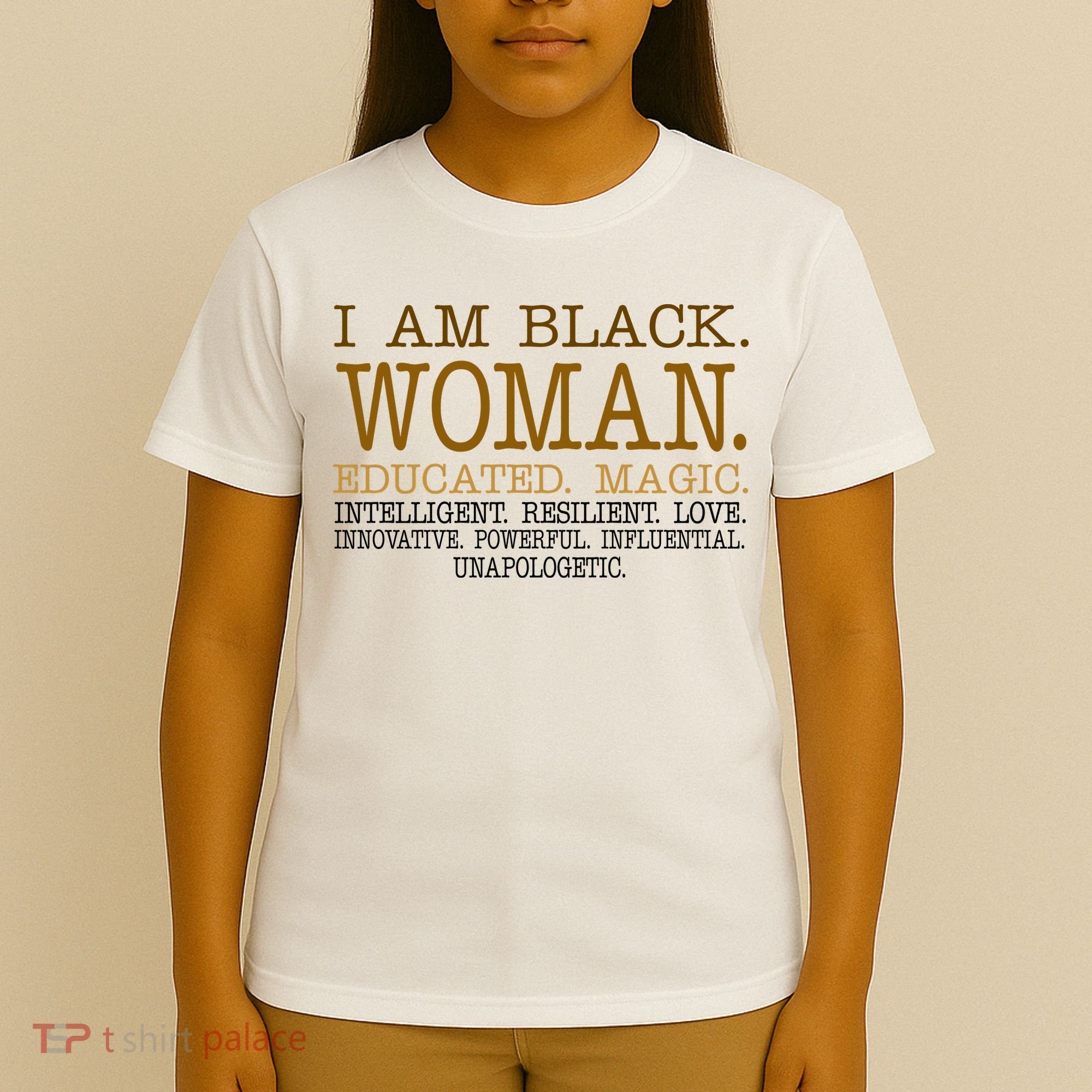 Black Educated Woman Quote T-Shirt