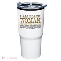 Black Educated Woman Quote Tumbler thumb 0