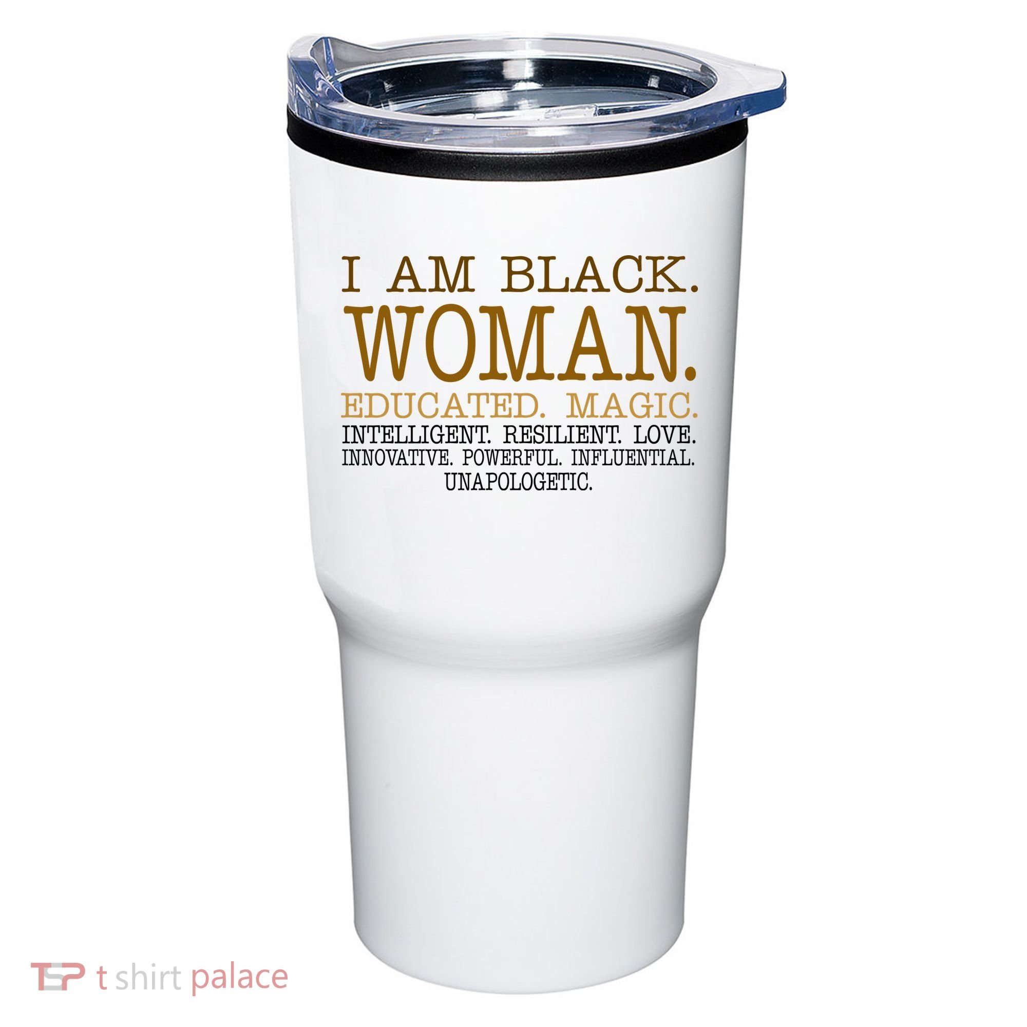 Black Educated Woman Quote Tumbler