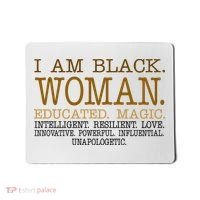 Black Educated Woman Quote Mousepad thumb 0
