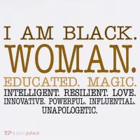 Black Educated Woman Quote Women's Tank Top thumb 5