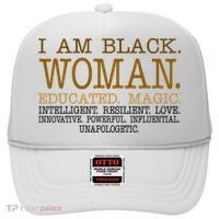 Black Educated Woman Quote Hat thumb 0
