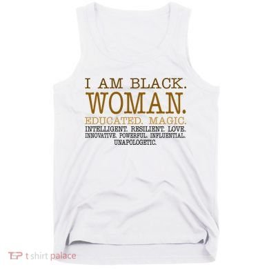 Black Educated Woman Quote Tank Top