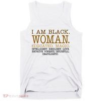 Black Educated Woman Quote Tank Top thumb 0