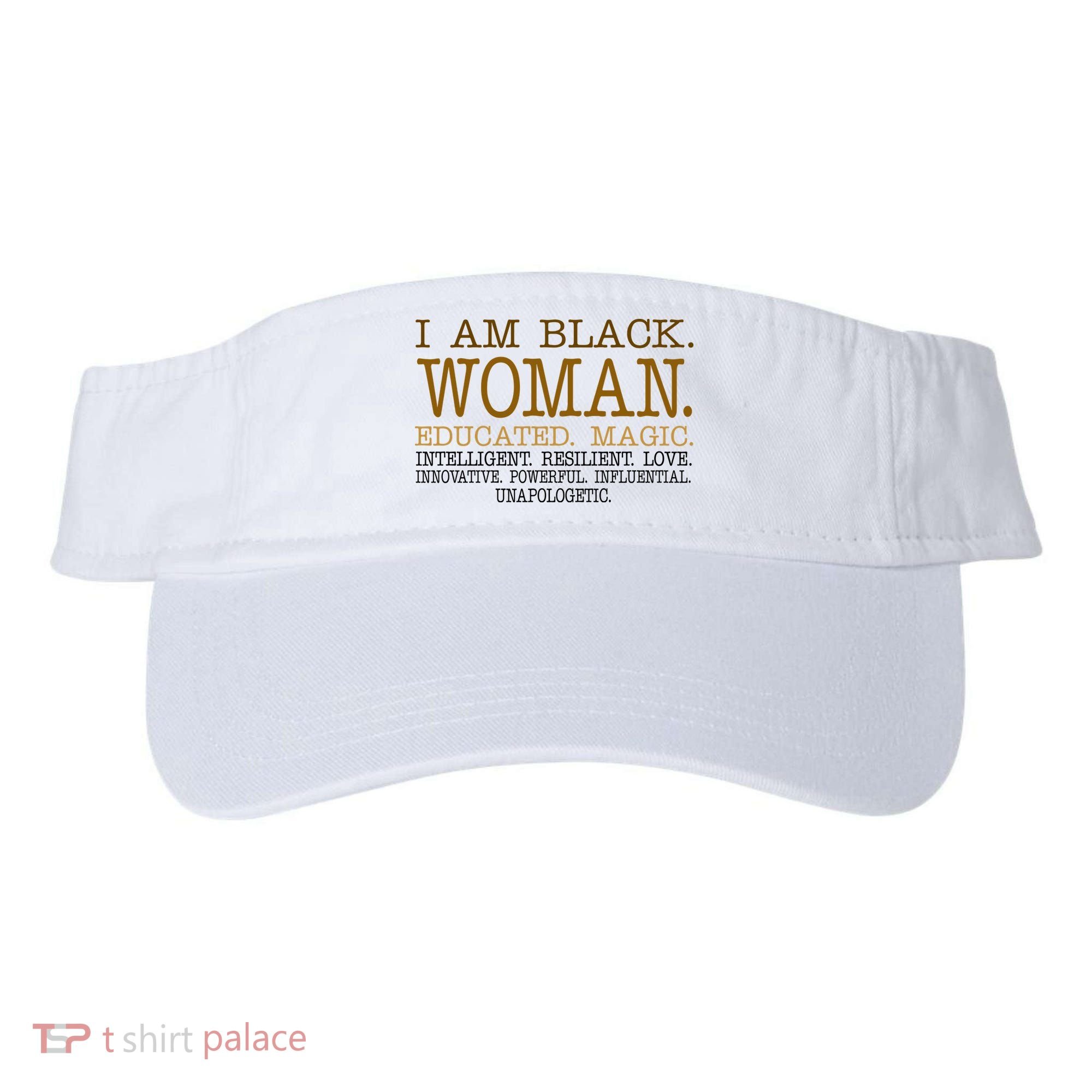 Black Educated Woman Quote Visor