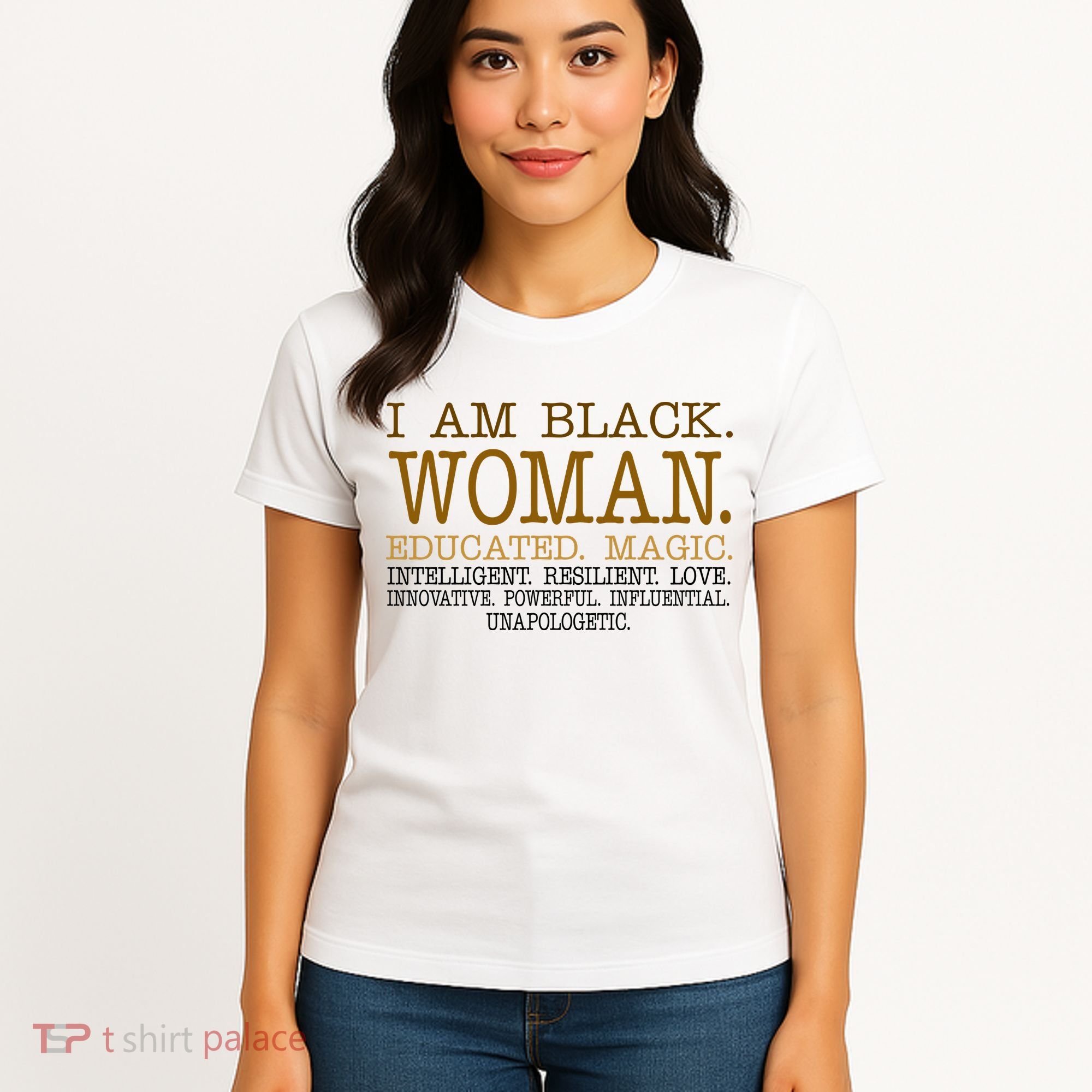Black Educated Woman Quote Women's T-Shirt