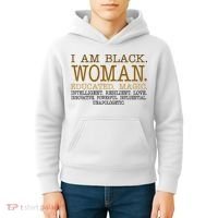 Black Educated Woman Quote Kids Hoodie thumb 4