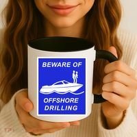 Beware Of Offshore Drilling Funny Boat Coffee Mug thumb 3