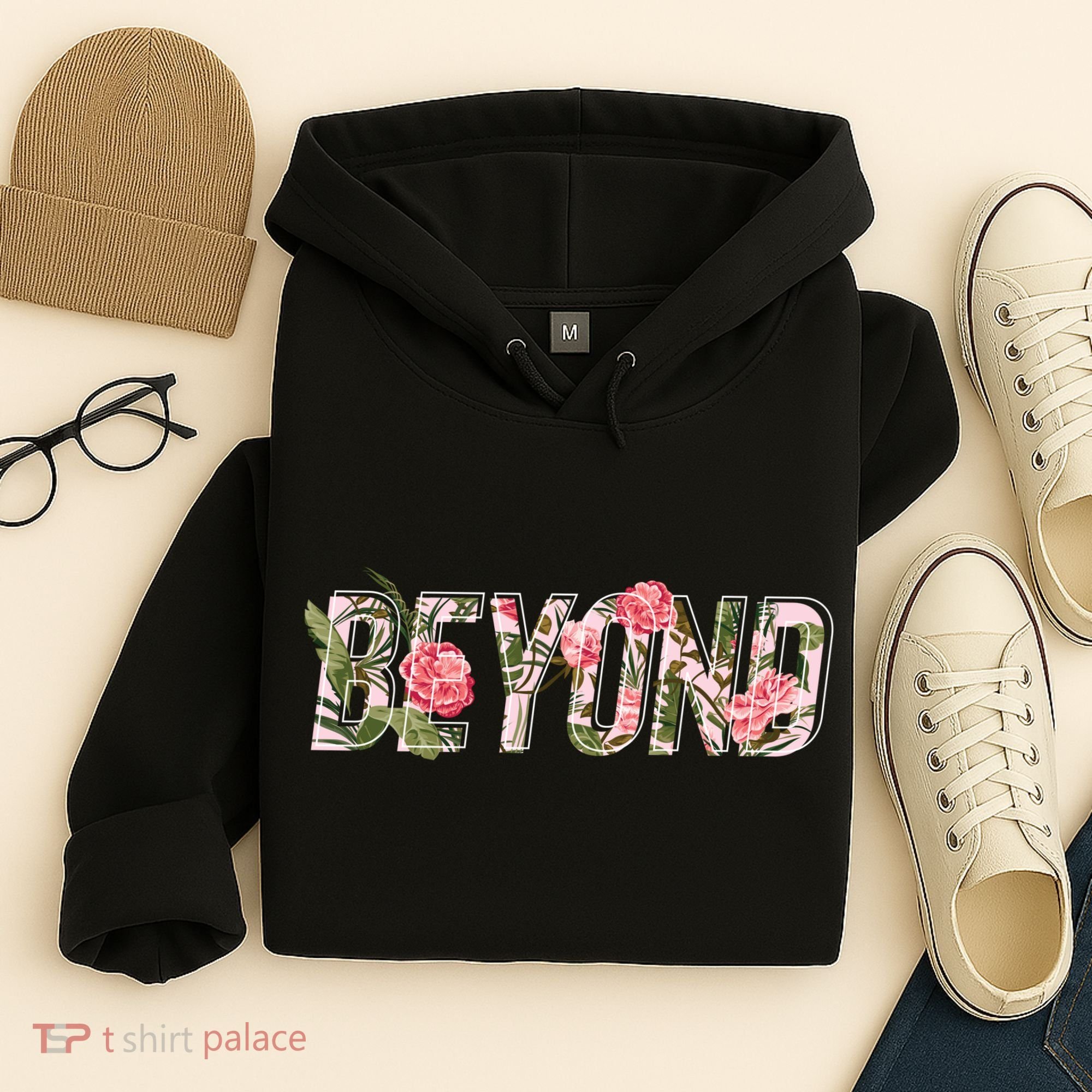 Beyond Flower Floral Style Hoodie