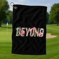 Beyond Flower Floral Style Golf Towel thumb 1