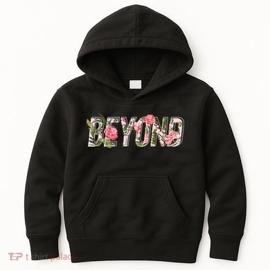 Beyond Flower Floral Style Kids Hoodie