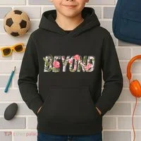 Beyond Flower Floral Style Kids Hoodie thumb 2